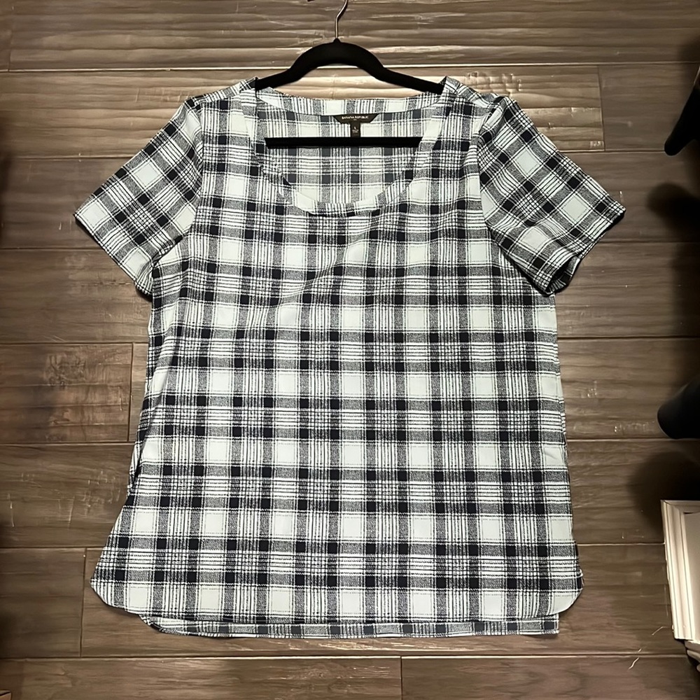 Banana Republic Blue Plaid shirt